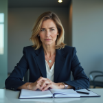 Femme d affaires fatiguée dans un bureau moderne