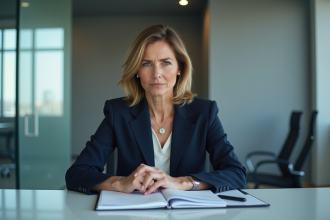 Femme d affaires fatiguée dans un bureau moderne