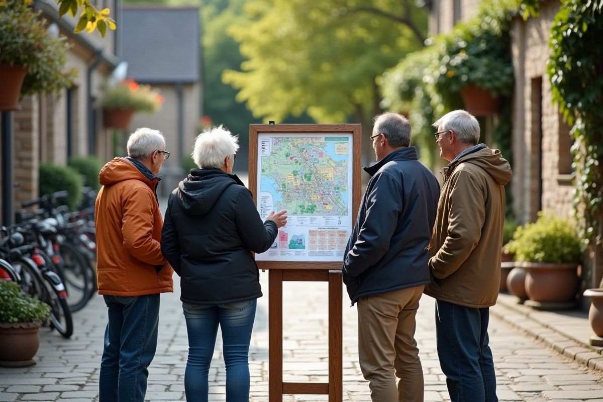 Résidents divers autour d